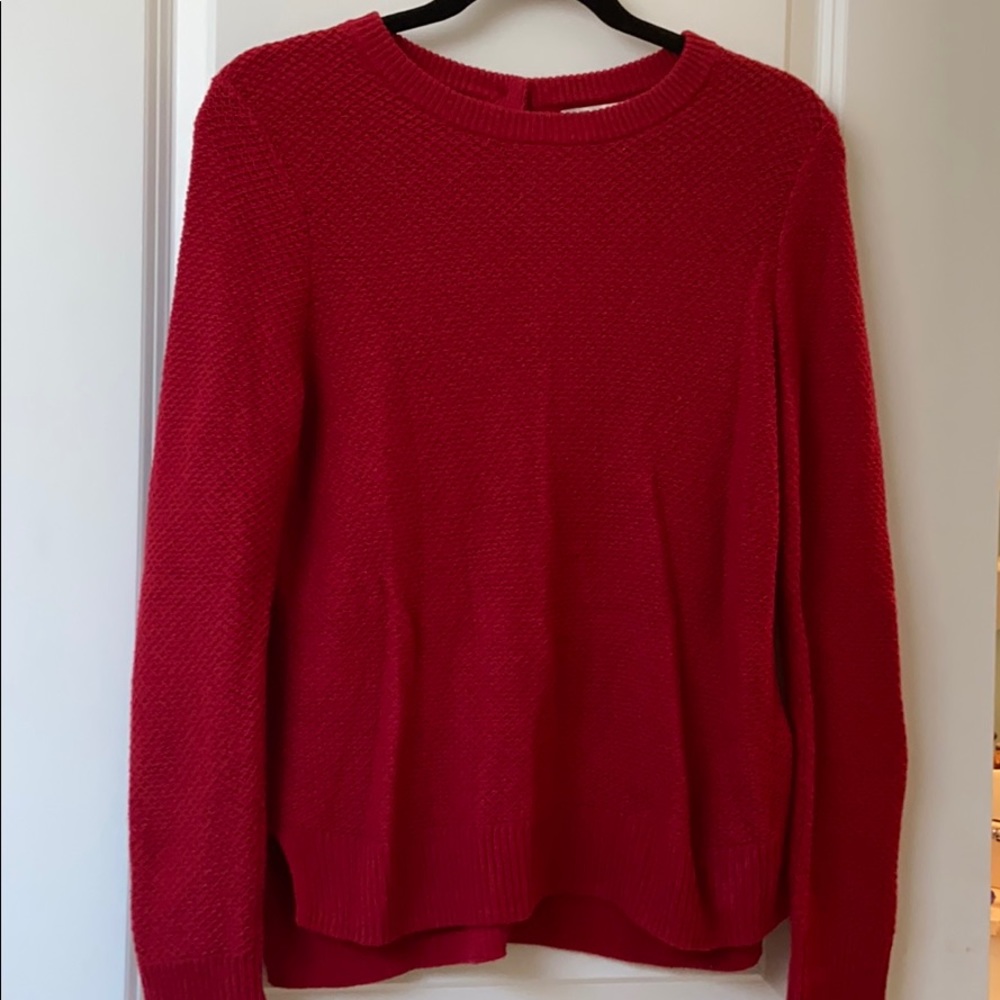 🎄madewell red sweater size small with buttons